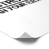 Gym Fitness Motivational Be Stronger Than Your Exc ポスター (角)