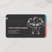 Gym & Fitness Trainer 名刺 (正面)
