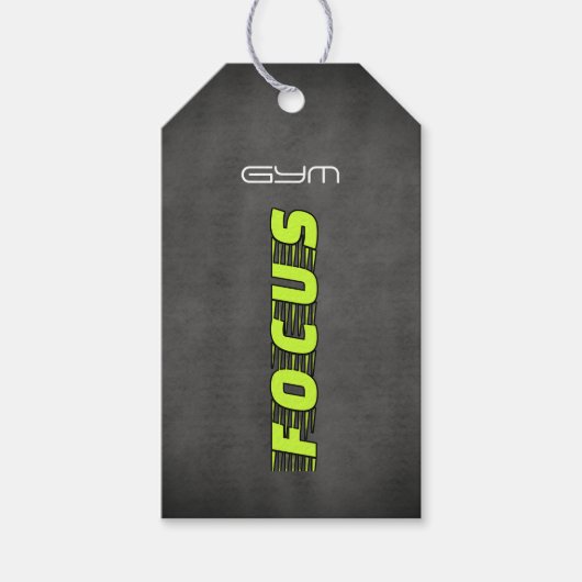 Gym Focus ギフトタグ (正面)