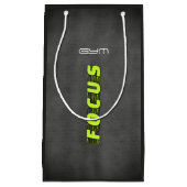 GYM FOCUS Modern Fitness スモールペーパーバッグ (正面)