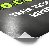 Gym Focus motivational フォトプリント (角)