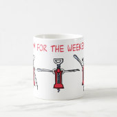 Gym for the weekend コーヒーマグカップ (中央)