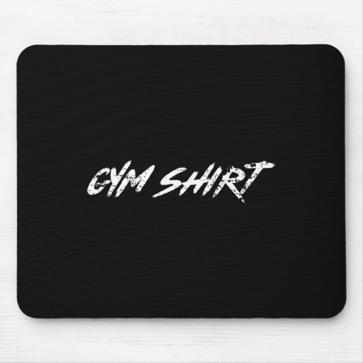 Gym Funny Weightlifting Bodybuilding Workout Power マウスパッド (正面)