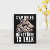 Gym Gift For Men Training Motivation Fitness Bodyb カード (黄色い花)