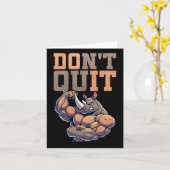 Gym Gift For Men Training Motivation Fitness Bodyb カード (黄色い花)