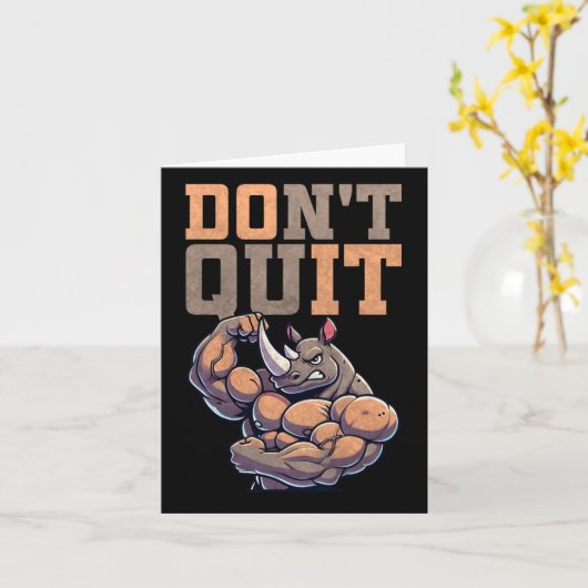 Gym Gift For Men Training Motivation Fitness Bodyb カード (黄色い花)