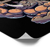 Gym Gift For Men Training Motivation Fitness Bodyb ポスター (角)