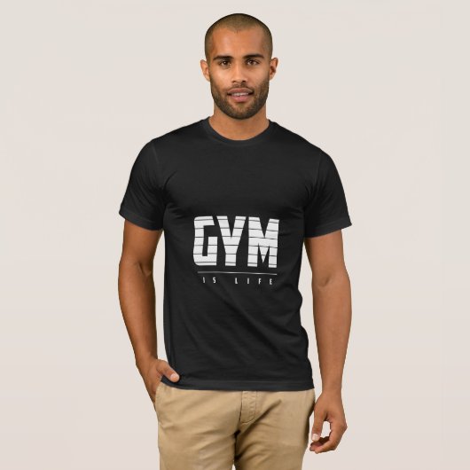 Gym Is Life - Gym Tシャツ (正面フル)