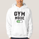 Gym Mode Activated | Fitness Lifestyle Graphic パーカ (正面)