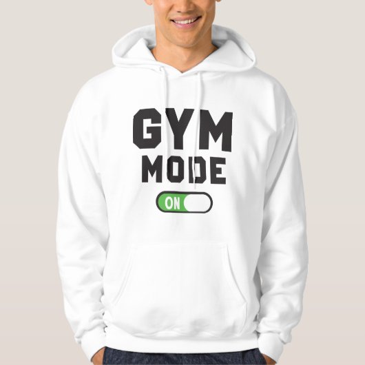Gym Mode Activated | Fitness Lifestyle Graphic パーカ (正面)
