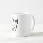 Gym Mode – Train Hard Stay Strong コーヒーマグカップ (正面右)