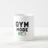 Gym Mode – Train Hard Stay Strong コーヒーマグカップ (中央)