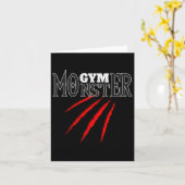Gym Monster Sport Bodybuilding Weight Training Gym カード (黄色い花)