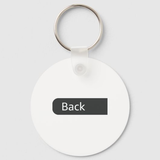 Gym Motivation Funny 0 Fors Given Men's  キーホルダー (正面)