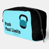 Gym Motto Push Past Limits Electric-Blue Black ドップキット (右コーナー)