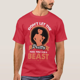 Gym Quote WeightLifting Workout Quote Funny Fitne  Tシャツ