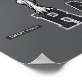 Gym Rat Deadlift -Lifting Humor- Bodybuilding Art ポスター (角)