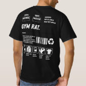 Gym Rat Formula: Handle With Gains Premium design Tシャツ (裏面)
