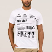Gym Rat Formula: Handle With Gains Tシャツ (正面)