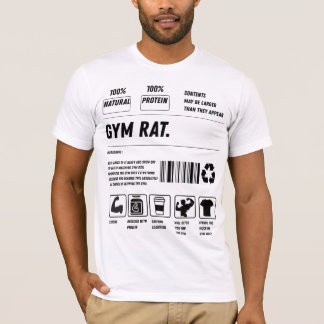 Gym Rat Formula: Handle With Gains Tシャツ