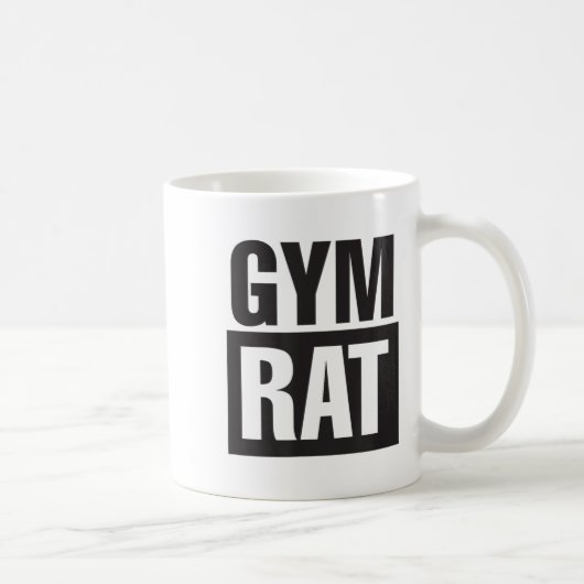Gym Rat - Workout - Hustle - Fitness - Motivation  コーヒーマグカップ (右)