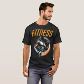 gym t-shirt fitness motivation workout inspiration tシャツ (正面フル)