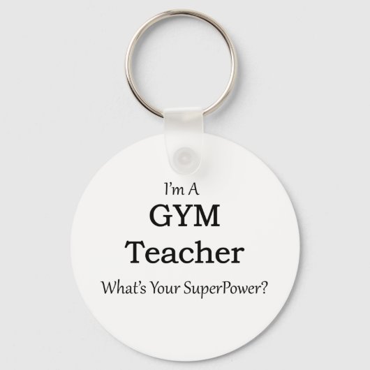 Gym Teacher キーホルダー (正面)
