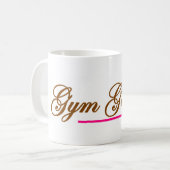 gymgoddess コーヒーマグカップ (正面左)