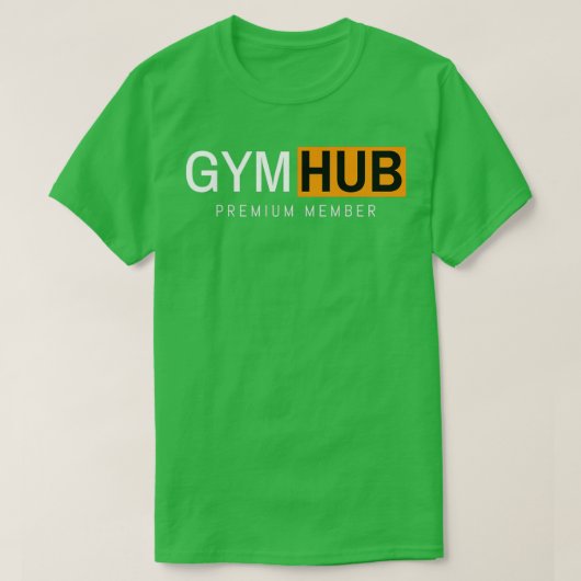 GYMHUBメンバ Tシャツ (デザイン正面)