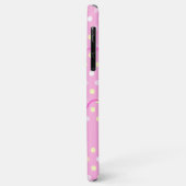 Gymnastという名前の子供の女の子水玉模様ピンク Case-Mate iPhoneケース (裏面/左)