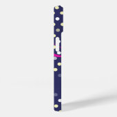 Gymnastという名前の子供の女の子水玉模様ピンク Case-Mate iPhoneケース (裏面 / 右)