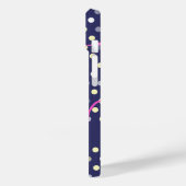 Gymnastという名前の子供の女の子水玉模様ピンク Case-Mate iPhoneケース (裏面 / 左)
