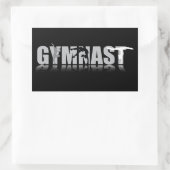 GYMNAST長方形ステッカー 長方形シール (バッグ)