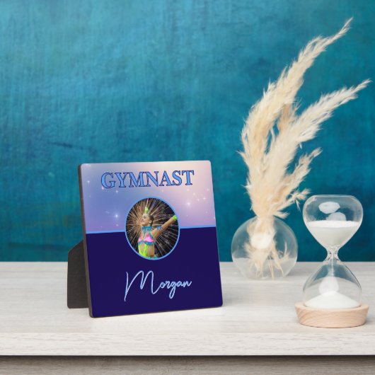 Gymnast Deep Custom Photo et Nom フォトプラーク (インサイチュ)