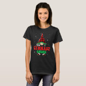 Gymnast Gnome Buffalo Plaid Matching Family Christ Tシャツ (正面フル)