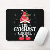 Gymnast Gnome Christmas Family Matching Group Funn マウスパッド (マウス)