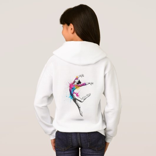 Gymnast Hoodie – Artistic Gymnastics Back Print Sw (裏面フル)