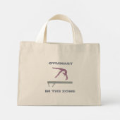 Gymnast in the Zone Tiny Tote Bag ミニトートバッグ (裏面)