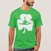 Gymnast Irish Shamrock  Gymnastics St Patricks Tシャツ (正面)