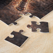 Gymnast Motivation Puzzle Powerful Athlete Mindset ジグソーパズル (側面)