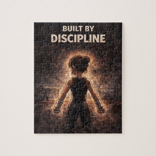 Gymnast Motivation Puzzle Powerful Athlete Mindset ジグソーパズル (縦)