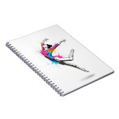 Gymnast Notebook – Modern Artistic Gymnastics  ノートブック (右側)