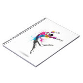 Gymnast Notebook – Modern Artistic Gymnastics  ノートブック (左側)