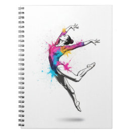 Gymnast Notebook – Modern Artistic Gymnastics  ノートブック