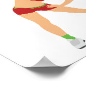 Gymnast Warming Up ポスター (角)