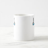 Gymnaste Homme Anneaux Duo コーヒーマグカップ (中央)