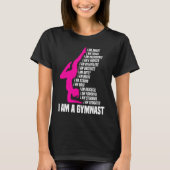 Gymnastic  I Am A Gymnast I Am Smart Gymnastics Gi Tシャツ (正面)