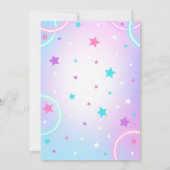 Gymnastics Birthday Invitation Gymnastics Party 招待状 (裏面)