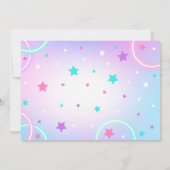 Gymnastics Birthday Photo Invitation  招待状 (裏面)