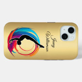 Gymnastics Colorful "logo" elegant Personalize Case-Mate iPhoneケース (裏面 (横))